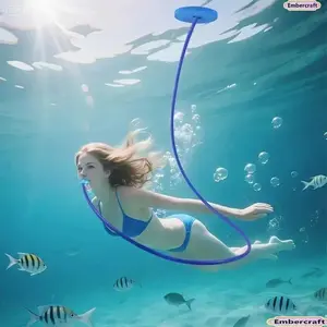 Snorkel Set for Adults & Beginners, Swim Training Snorkel with Nose Clip and Earplugs, Leak Resistant Silicone Snorkeling Gear for Pool Training, Diving Practice, Beach Vacations & Water Sports