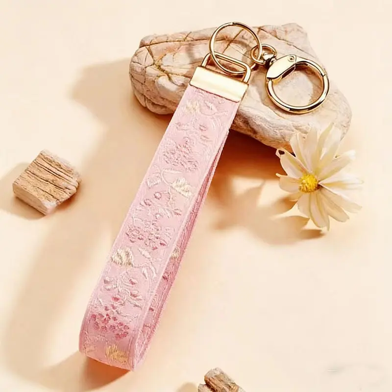 Zinc Alloy Keychain, Elegant Women's Gift, Dual-Layer Ribbon Keyholder, Fashionable Car Keychain, Universal Key Accessory, Stylish Bag Charm, Keychain For Bags