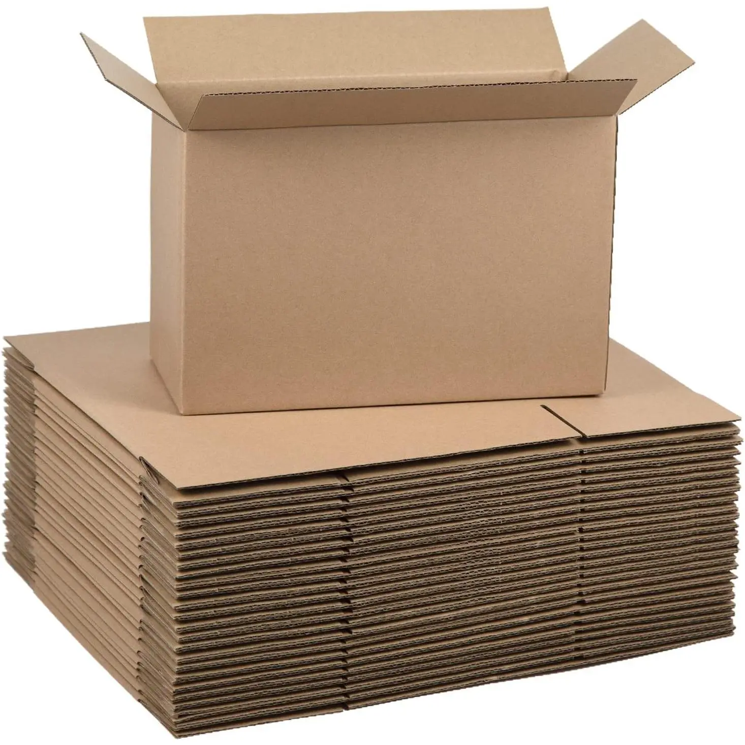 12x8x5 Inches Brown Corrugated Cardboard Shipping Boxes, 25 Pack for Small Business