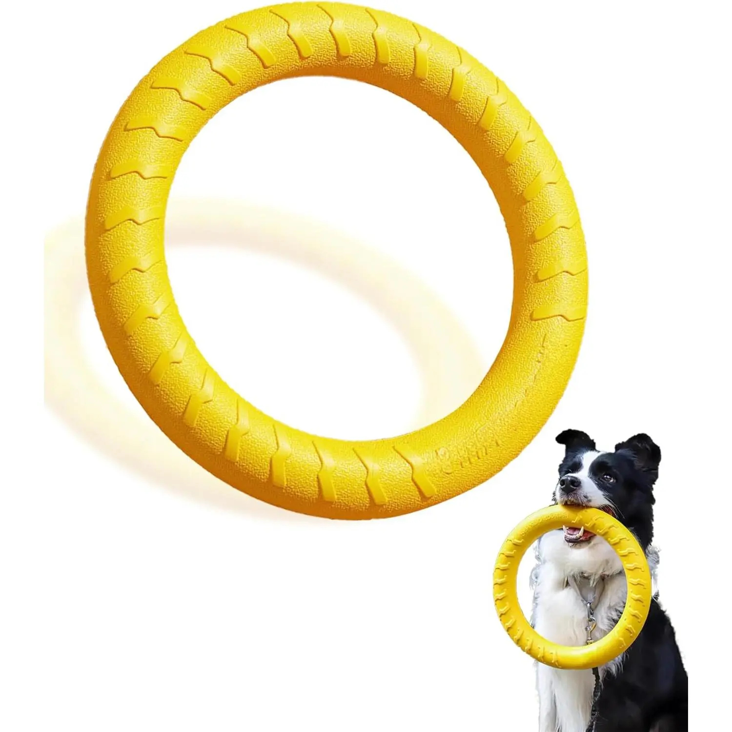 Dog Toys  Aggressive Chewers,Flying Ring  Dog Training,Chewing Cathing m Toys
