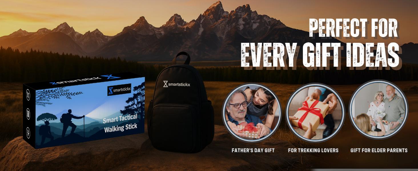 Collapsible Tactical Walking Stick with LED Light, USB Charging, Cork Grip, and Survival Tools – Aircraft Aluminum Trekking Pole for Hiking, Camping, Outdoors & Self Defense