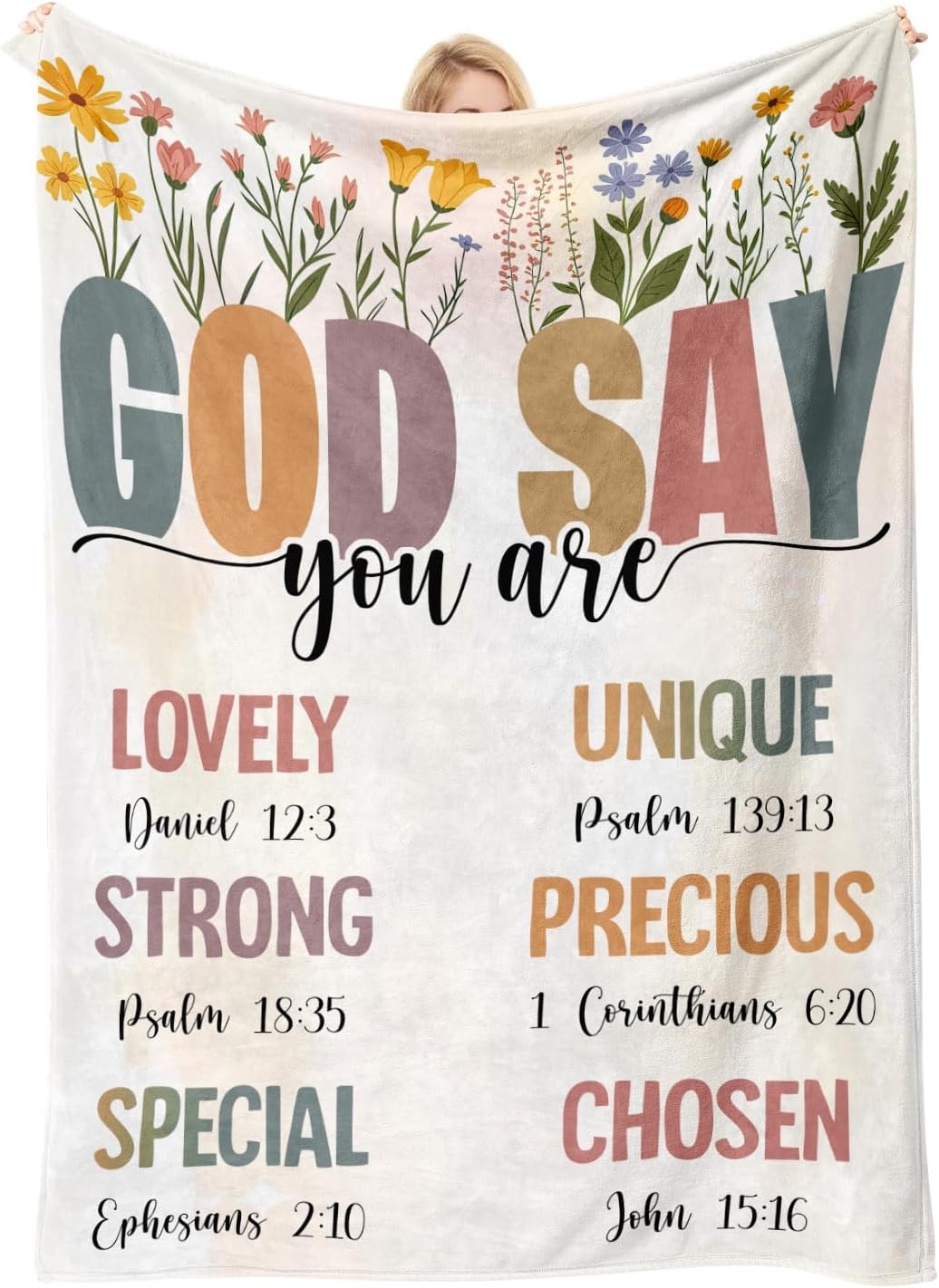 Bible Gifts Blanket bible Lovers Christian Gifts for Women Faith, Inspirational/Religious/Spiritual Gifts for Adults, Soft Throw Blankets for Women/Men, Personalized Blankets for Adults 40"x 50"