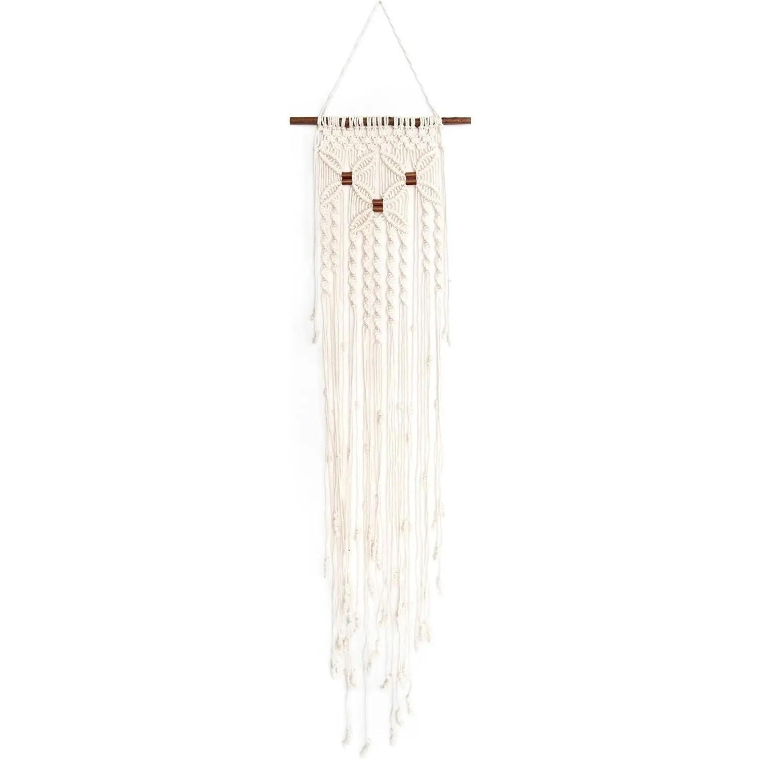 Macrame Wall Hanger Kit Boho Woven Craft Kit for Home Living Room Bedroom Wall Decor