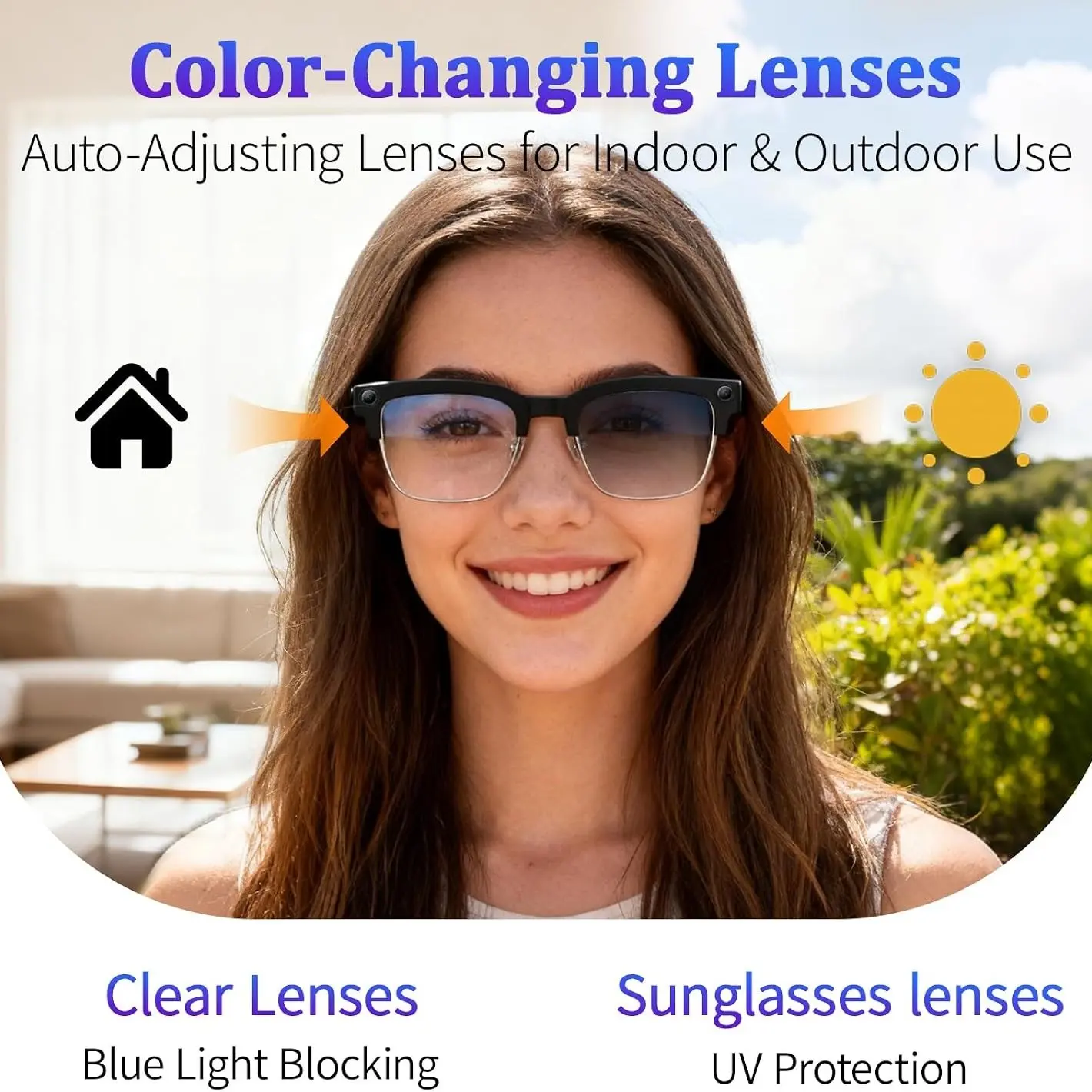 W630t Business Smart Glasses, 35g Lightweight, Dual-Chip Anti-Shake Camera, Ip66 Waterproof, Magnetic Charging, Long Standby