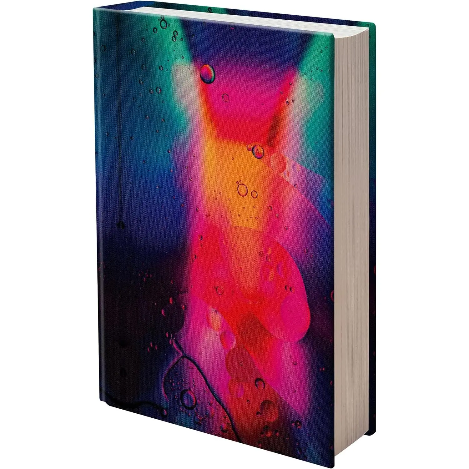 Stretchable Nylon Book Cover 1 Pack - Adhesive-Free Hardcover Book Protector, Fits Up to 9x11 In, Washable, Fun Design, Easy to Apply, for Students, Gifts for Students, Hardcover Books