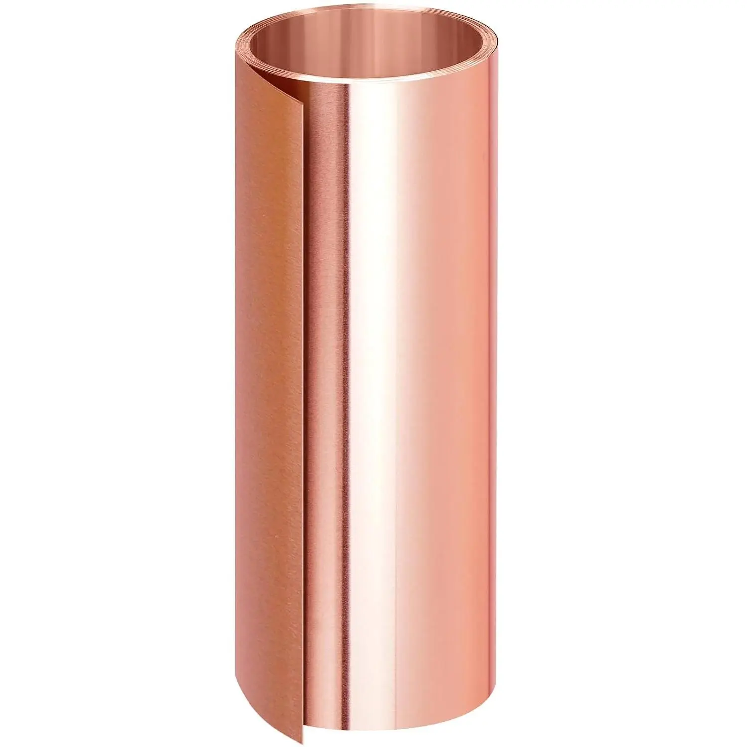 0.05mm Thick Copper Foil Sheet Roll, 6in x 10Ft Copper Flashing for House Repair & DIY Projects