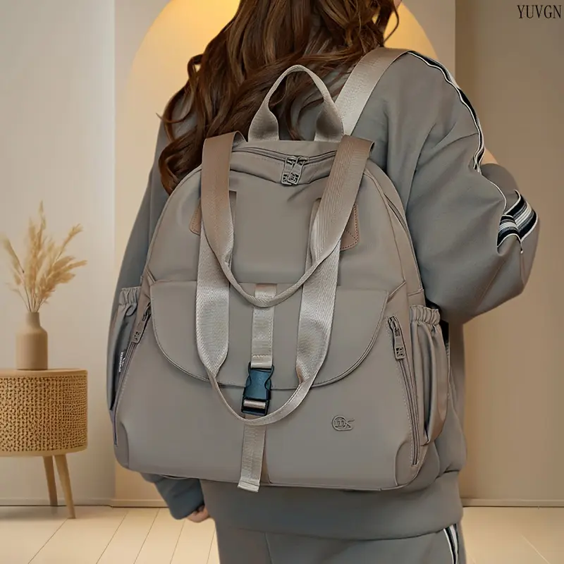 Women's 2026 Sporty Convertible Backpack, Multi-Pocket Large Capacity Water-Resistant Bookbag, Travel Bag for School and Commute, Backpacks For School, Adjustable, High-Capacity, Expandable, School Backpacks