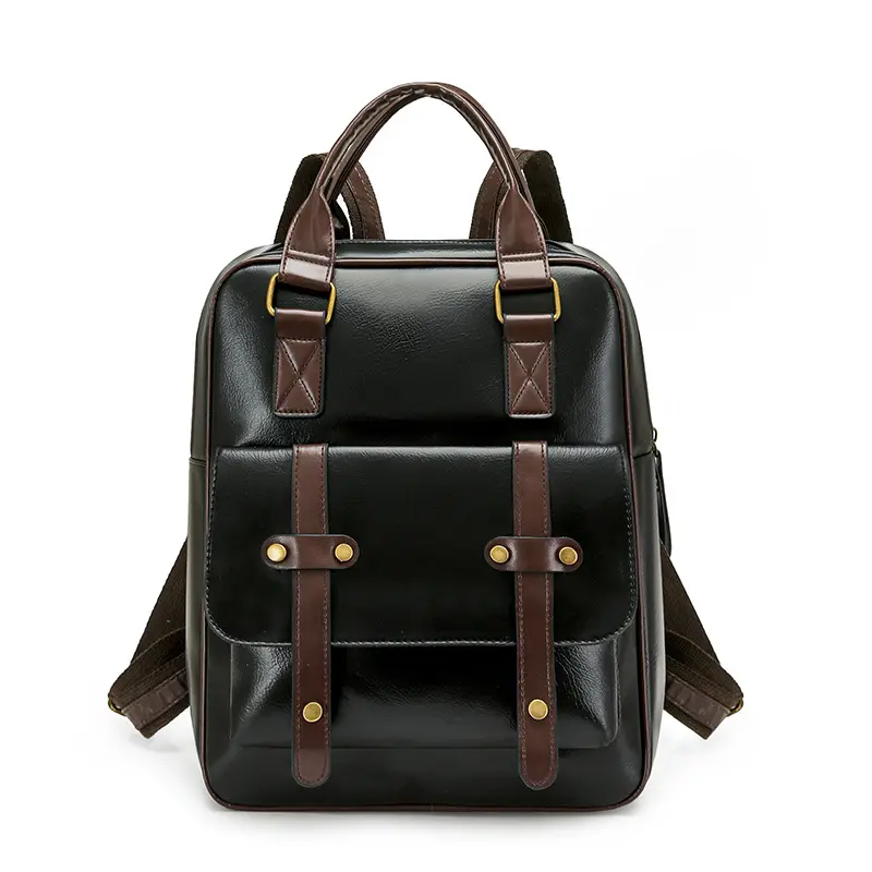 Women's New Stylish Soft Leather Backpack, Large Capacity Convertible Handheld Shoulder Travel School Daypack for Campus, Office Commute,Weekend Trips and  Casual Outings,Adjustable Padded Straps,Secure Zipper Closure,Trendy All-Match  Carry Bag