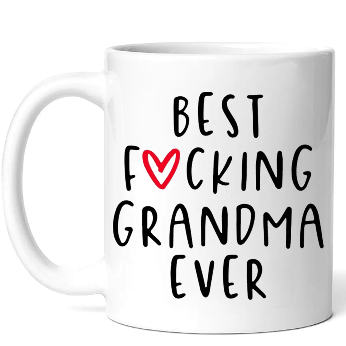 Funny Mugs For Grandma, Best Fu*King Grandma Ever, Grandma Gifts For Birthday Christmas,11oz/15oz