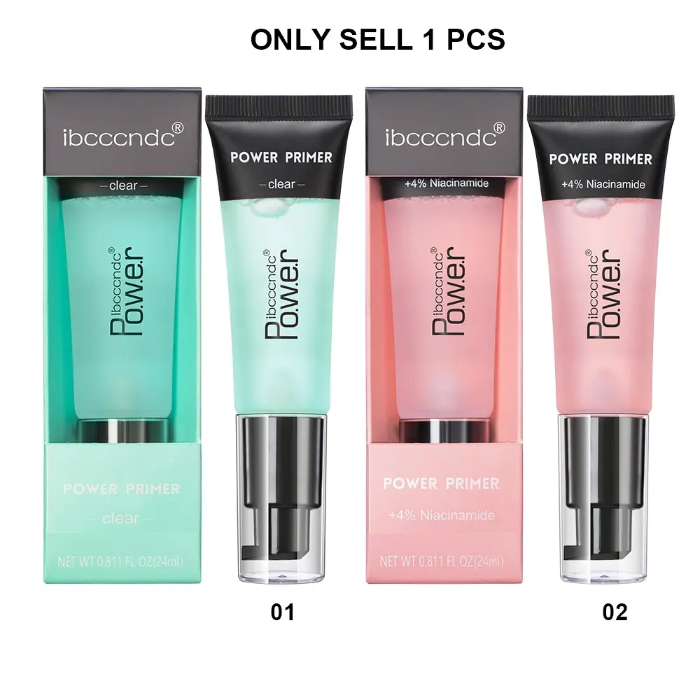 Pre Makeup Gel, Concealer Moisturizing Invisible Pores Flawless Primer, Single Pack 2 Colors, Foundation Base Gel, Skin Care Essential