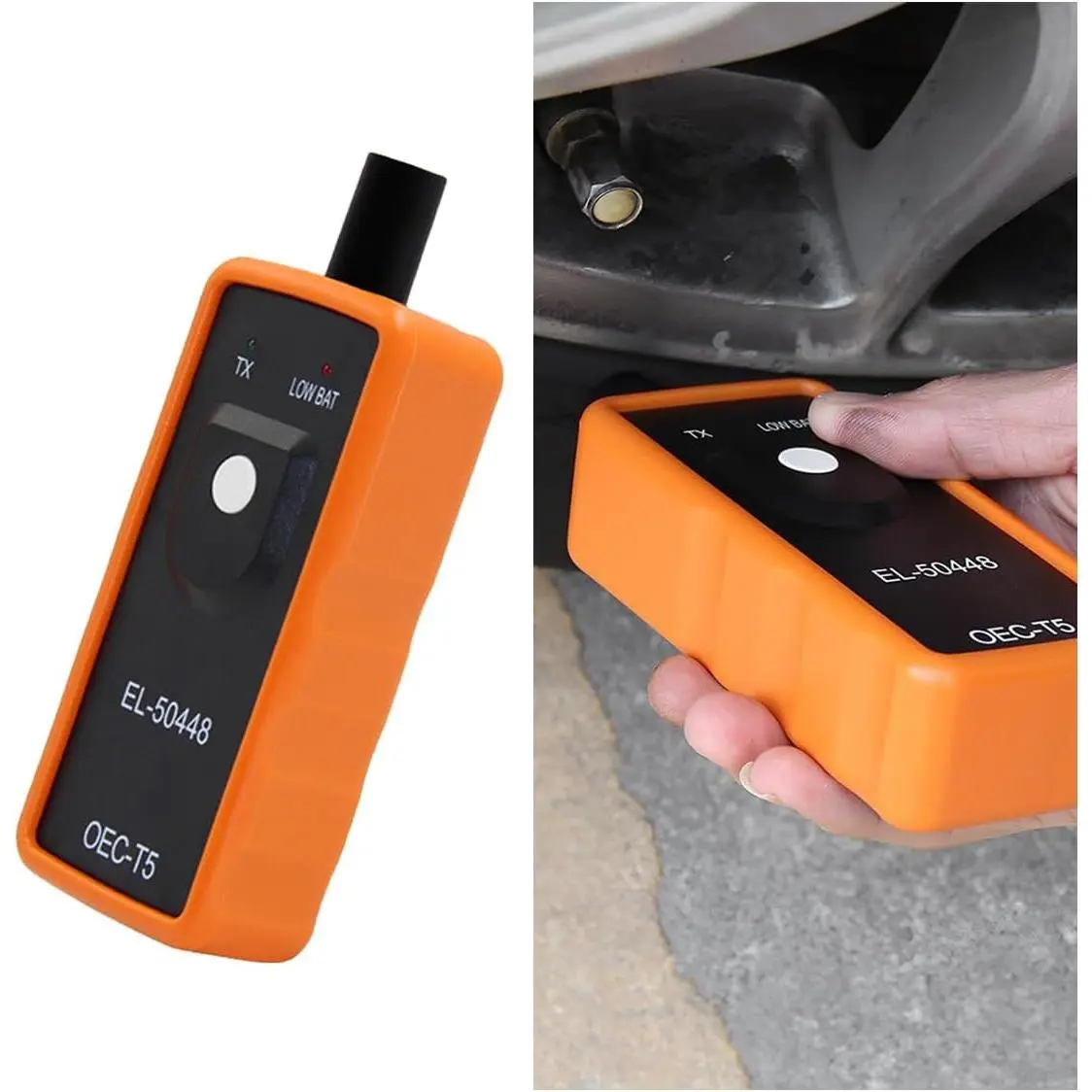 New TPMS Relearn Tool, OEC-T5 EL-50448 Tire Pressure Monitor System Sensor Reset Tool, Programming Training Activation Tool for GM/Cadillac/Buick/Chevy Series Vehicles 2023 Edition