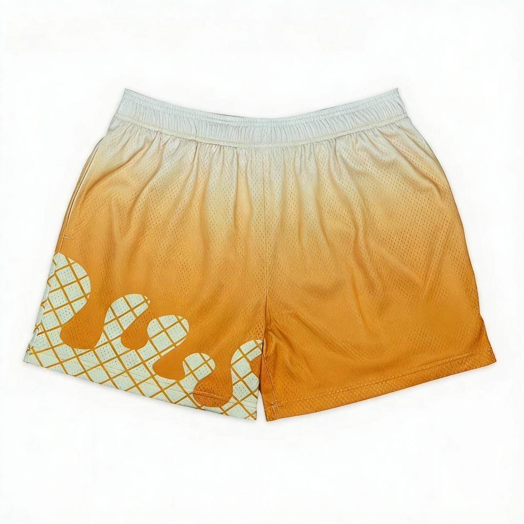 New Halloween Graffiti Sports Shorts Baseball Breathable Comfortable Retro American Basketball Shorts Unisex Streetwear for Active Lifestyle Casual Wear Perfect for Summer Outdoor Fitness