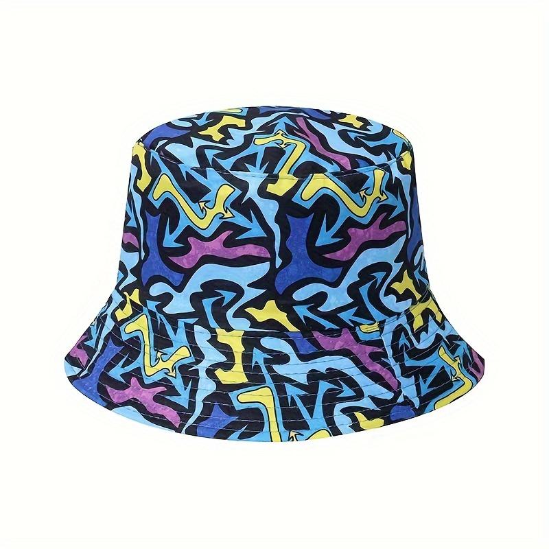 NewCute Cartoon Print Bucket Hat  Animal Graphic Lightweight Sun Hats Outdoor Sunscreen Fisherman Cap