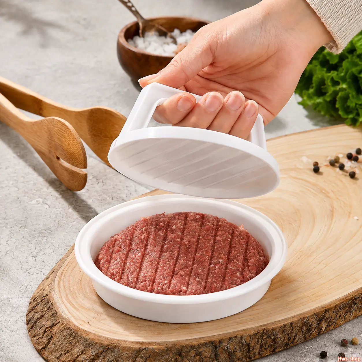 2-Pack Non-Stick Burger Press Patty Maker, Round Meat Press for Beef, Cheese & Veggie Patties – BBQ Grill Accessories, Durable Kitchen Gadget for Smash Burgers, Outdoor Picnic Cooking Tool tiktokshopbacktoschool