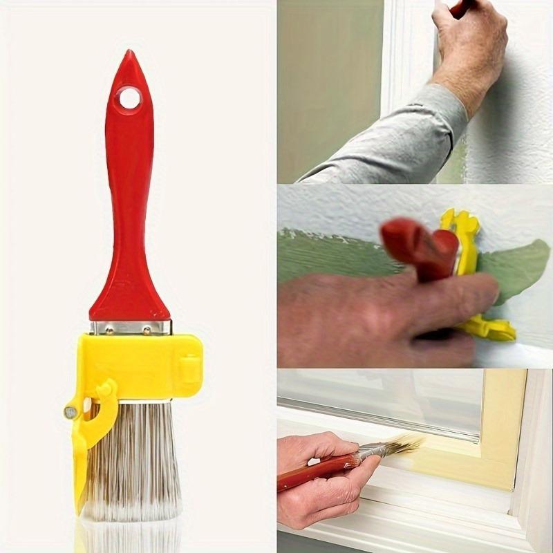 1/2/3pcs Interior Wall & Ceiling Paint Brush Set, for Corner Trimming, Faux Wool Brush, Latex Paint Edging Tool, Furniture Paint Brushes, Paint Brushes for Walls, Paint Edger Tool