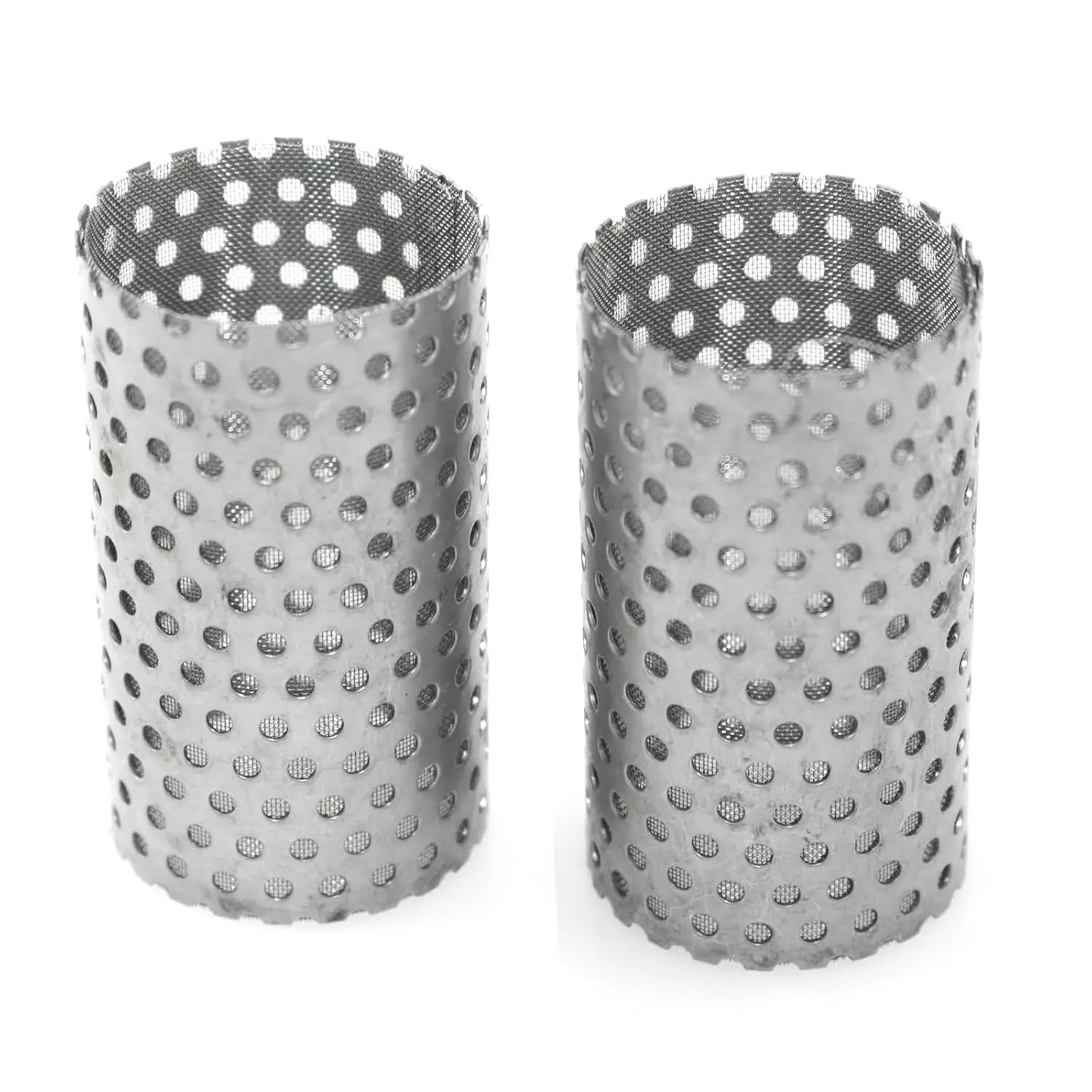 2 count DN25/80 Mesh 304 Stainless Steel Round Hole Filter Screen 1 Inch Industrial Plumbing Y Type Strainer Suitable for Water  Systems and Sprinkler Irrigation