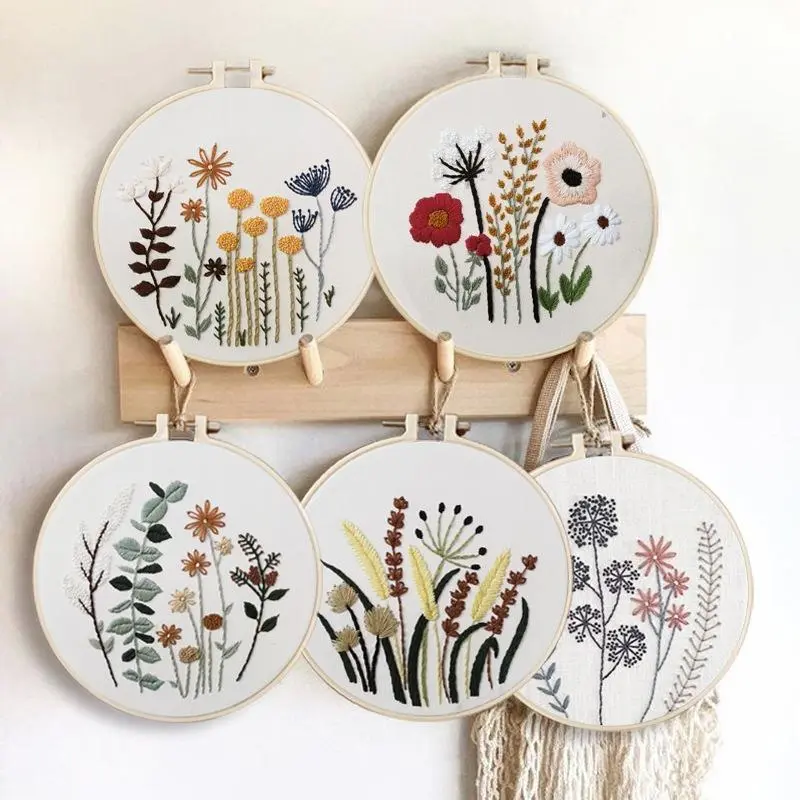 New DIY Embroidery Kit, Simple Starter Handcraft Set, Suzhou & Hunan Embroidery Cross Stitch Supplies