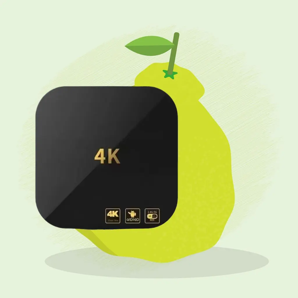 4K Smart TV Box 128MB RAM 5G WiFi Screen Mirroring Streaming Media Player with AV Output 3840x2160