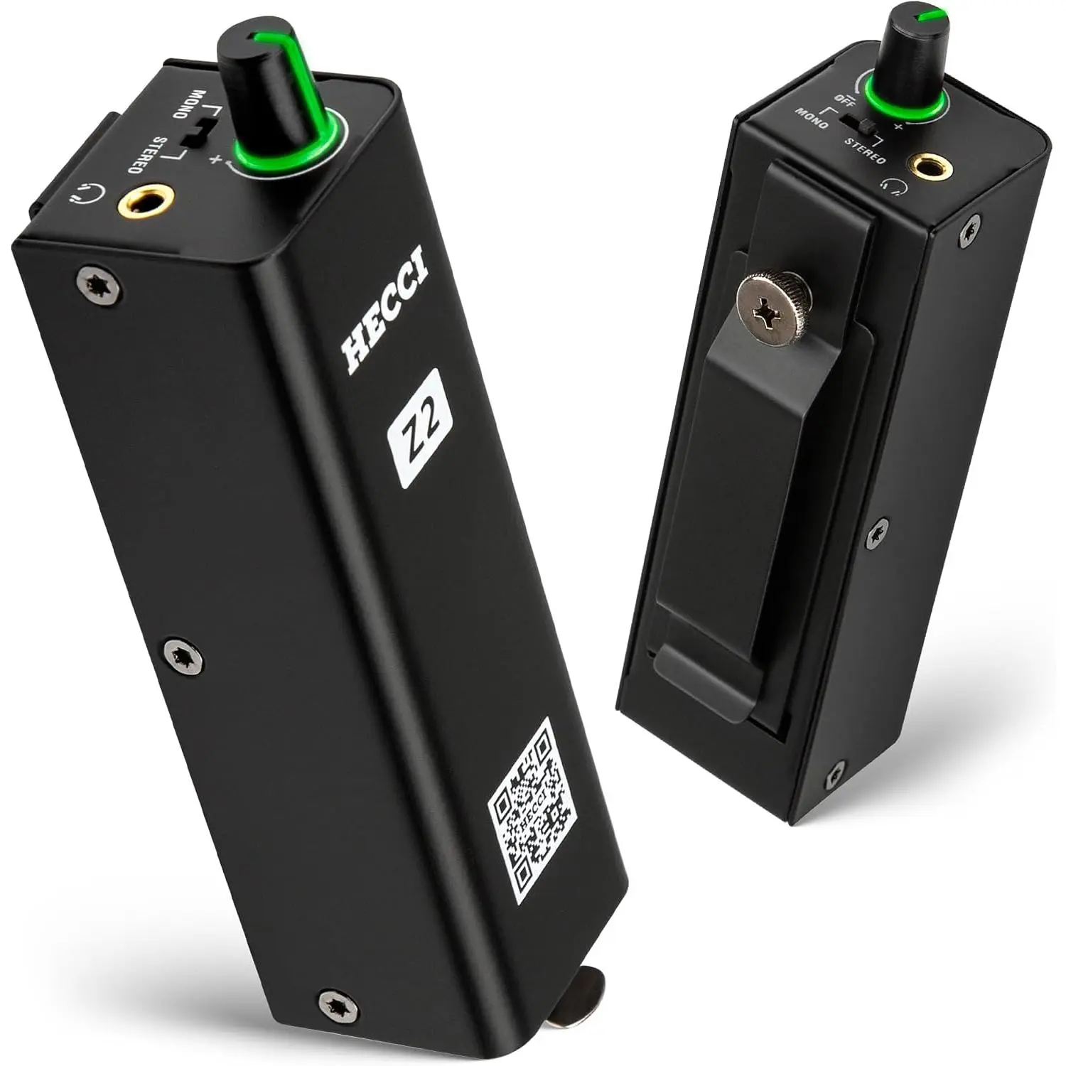 Z2 Wired Portable in Ear  Amplifier, Headphone Amp with XLR and TRS Output, Headphone Amplifier with Stereo/Mono  for Keyboardists, Drummers, Guitar