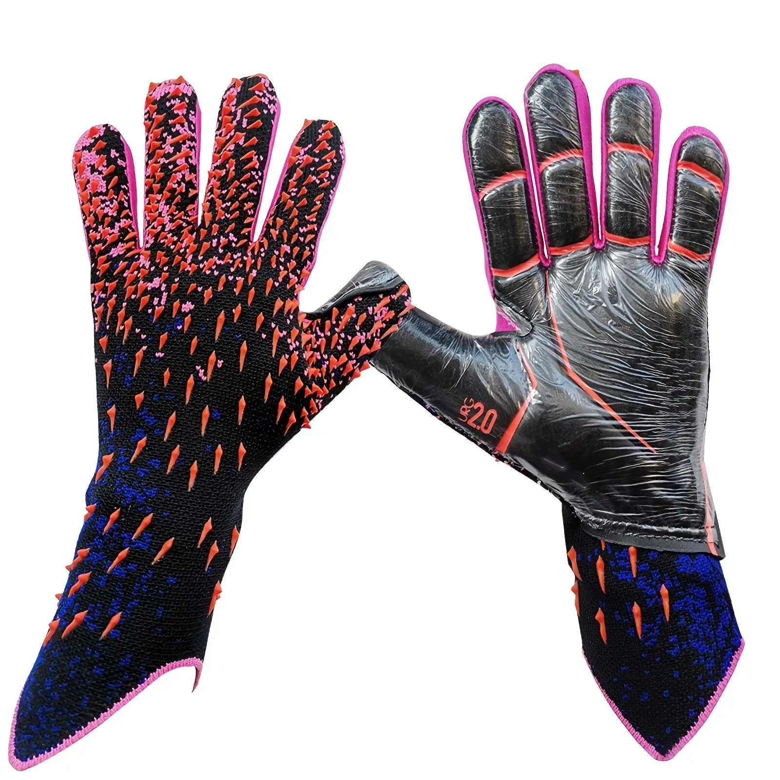 Football Goalkeeper Gloves, Non-slip Wear-resistant Football Gloves, Soccer Hand Protector Gloves, Sports Protective Accessories, Valentine's Day Gift
