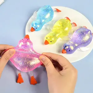 Maltose Simulated Duck Cubes Anti Stress Slow Rebound Polar Light Colorful Squeeze TPR Adult Decompression Toy