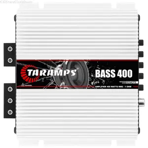 400 1 Ohm 1 Channel Amplifier 400 Watts, Crossover, Bass Boost, Level Input, Class D, Car Audio, Great for SubwoofersC37GraceClothStore