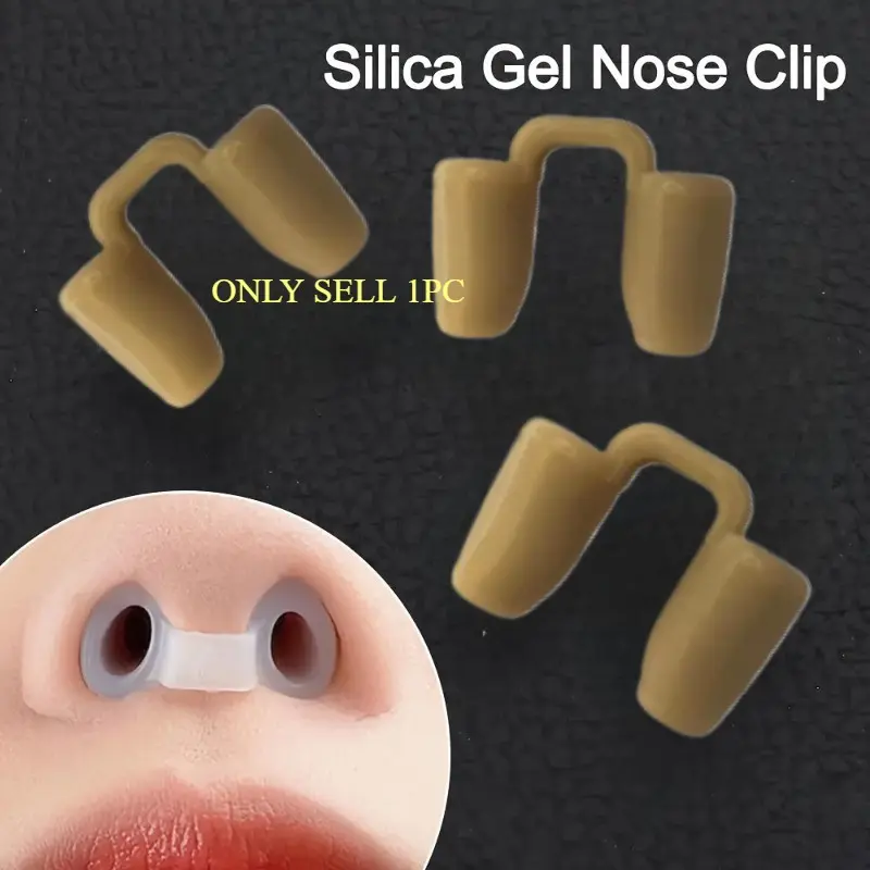 1pc Sports Nose Clip Durable Anti-Snoring Tool | Unisex Reusable Breathable Long-Wearing No Stuffy Improve Airflow Smooth Breathing for Home Travel