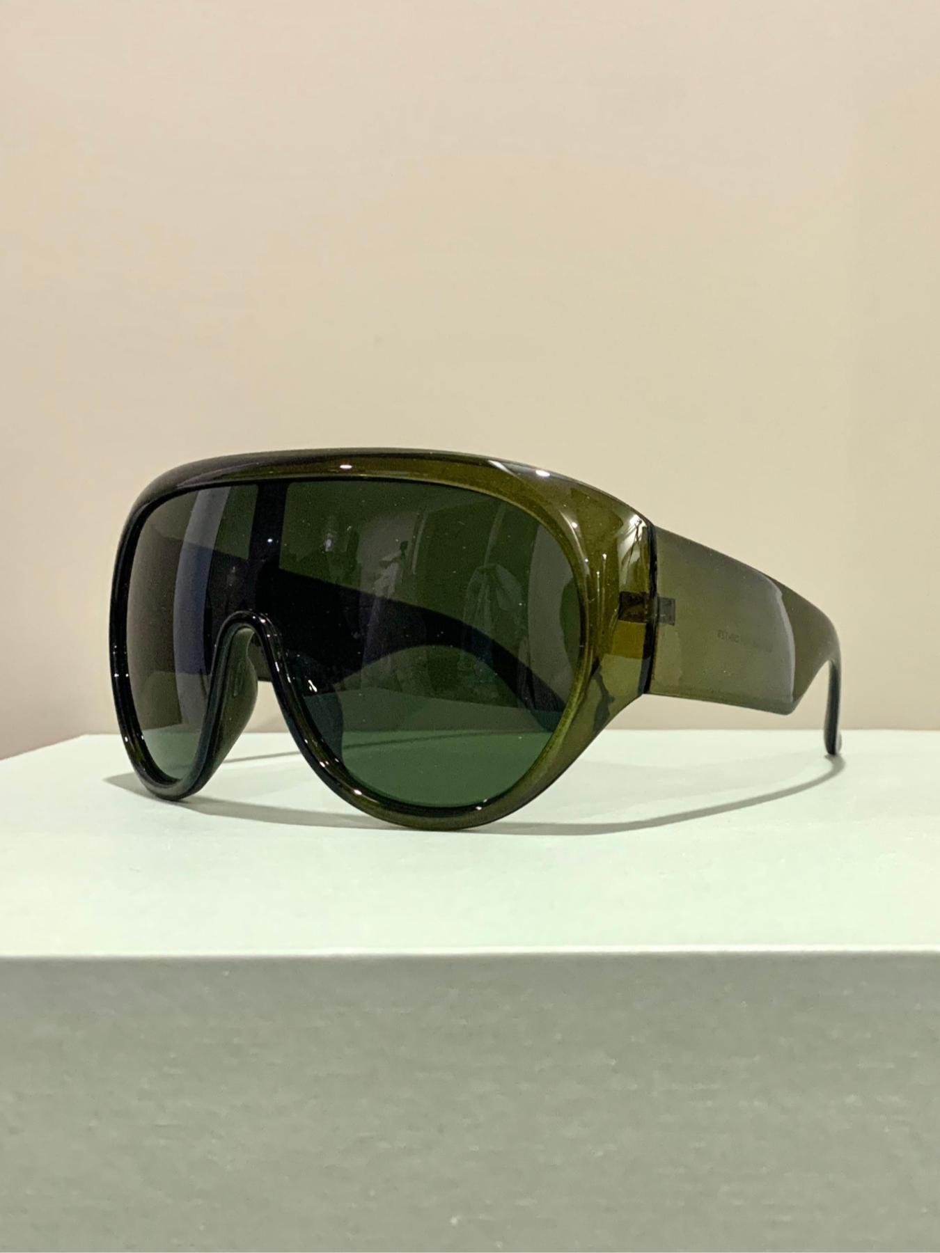 Unisex Vintage Trendy Oversized Glasses, Stylish Glasses, Retro Casual Tinted Lens Glasses for Everyday Use, Fashion Accessories for Outdoor Activities, Trendy Beach Eyewear