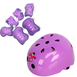 Children's helmet, roller skating protective gear 7-piece set, scooter and bicycle riding helmet safety helmet, Protective Equipment