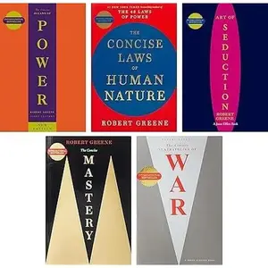 The Concise 5 Books Set (The Concise 48 Laws Of Power, The Concise Laws of Human Nature, The Concise Mastery, The Concise Art of Seduction & The Concise 33 Strategies Of War)