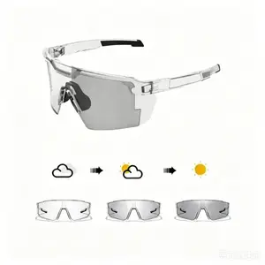Unisex Polarized Aviator Safety Sunglasses - Oversize Frame, UV400 Vintage Eyewear, Photochromic Cycling Glasses, Ideal for Outdoor Sports, Driving, Guys Gifts, Men's Sunglasses, Mens Gifts
