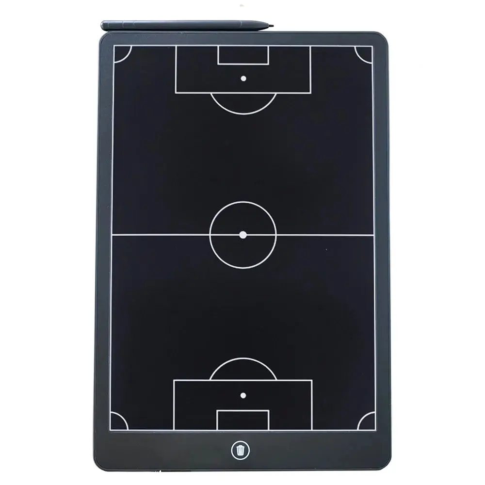 8.5-Inch LCD Screen Electronic Digital Writing Tablet with Stylus, 100% Soccer Field Simulation Erasable Marking Digital Board for Coaches, Ideal for 1-On-1 Training & Pre-Game Practices