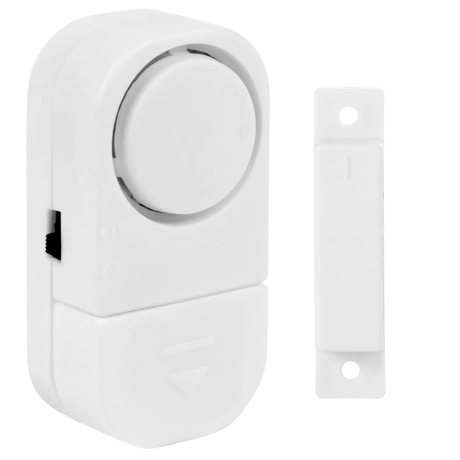 Wireless Door and Window Alarm Sensor with Magnetic Entry Loud Alert Battery Included Security System for Home Apartment Office Cabinet