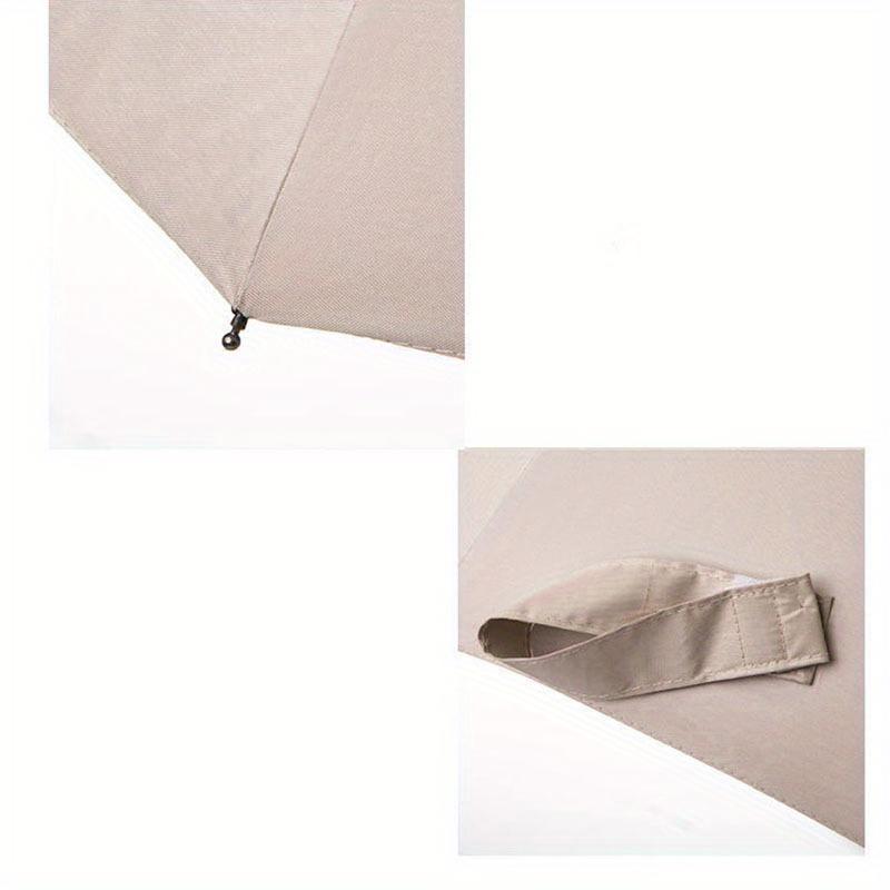 Wind-Resistant Sunshade with Padded Interior, Automatic Umbrella - Reinforced Double Spandex Folding for Men & Women,Lightweight Compact Design Business Everyday Use, Outdoor Umbrella, Sleek Um Plastic Steel Compact Folding.