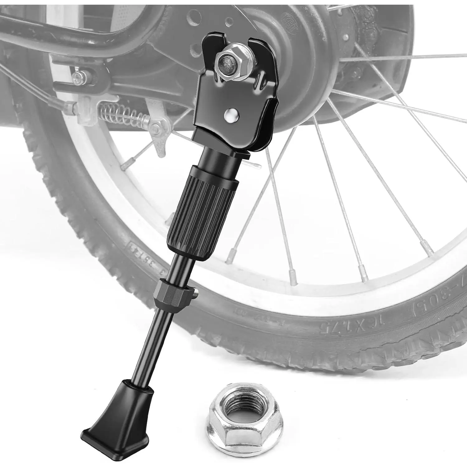 Kickstand for   12 14 16 18 20 inch Wheel, Adjustable Rear Mount  Kickstands,   Kick Stand for 12"-20" Wheel (Kickstand for 12 14 16 18 20 inch  )