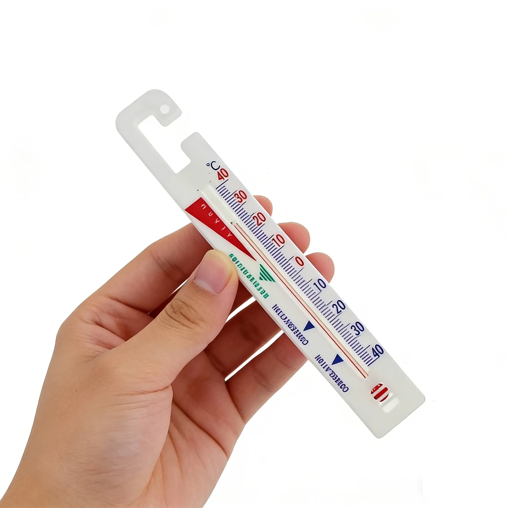 Indoor Outdoor Thermometer and Hygrometer, Wall Mounted, Large Character Display, Accurate Temp Humidity, Battery Free, No Assembly Needed