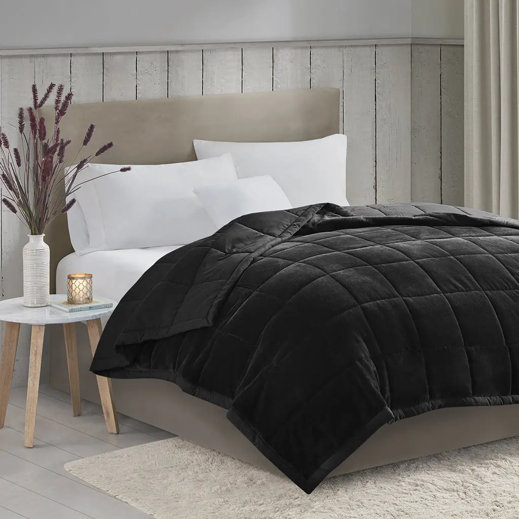 Nokaa Reversible HeiQ Smart Temperature Down Alternative Blanket – All-Season Cooling & Warming, Lightweight Microfiber, Oeko-Tex Certified, Multiple Sizes Available