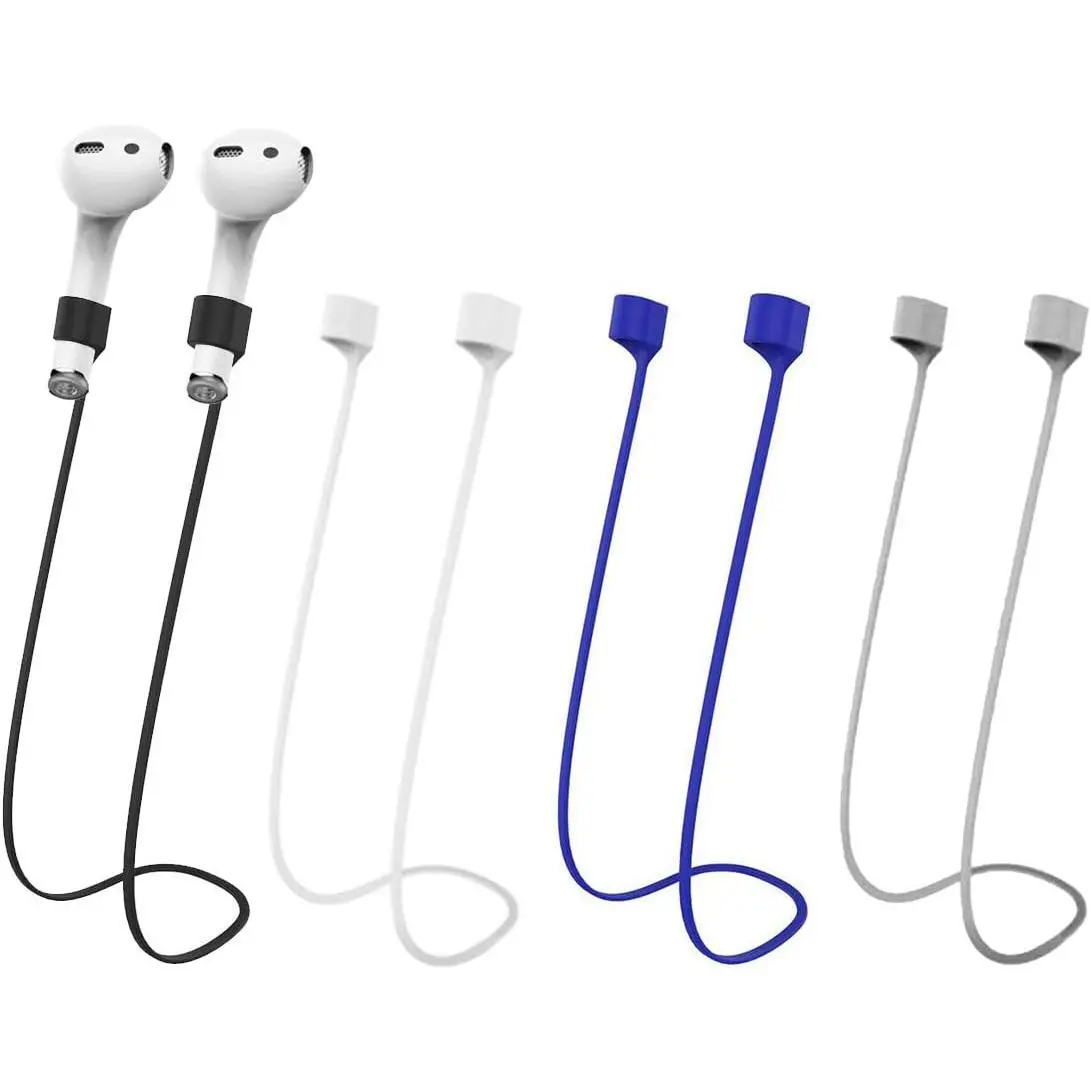Anti-Lost Straps for AirPods - Durable Synthetic Soft Lanyard Cord, Secure Fit Audio Accessory for In-Ear Earbuds, 0.2 oz