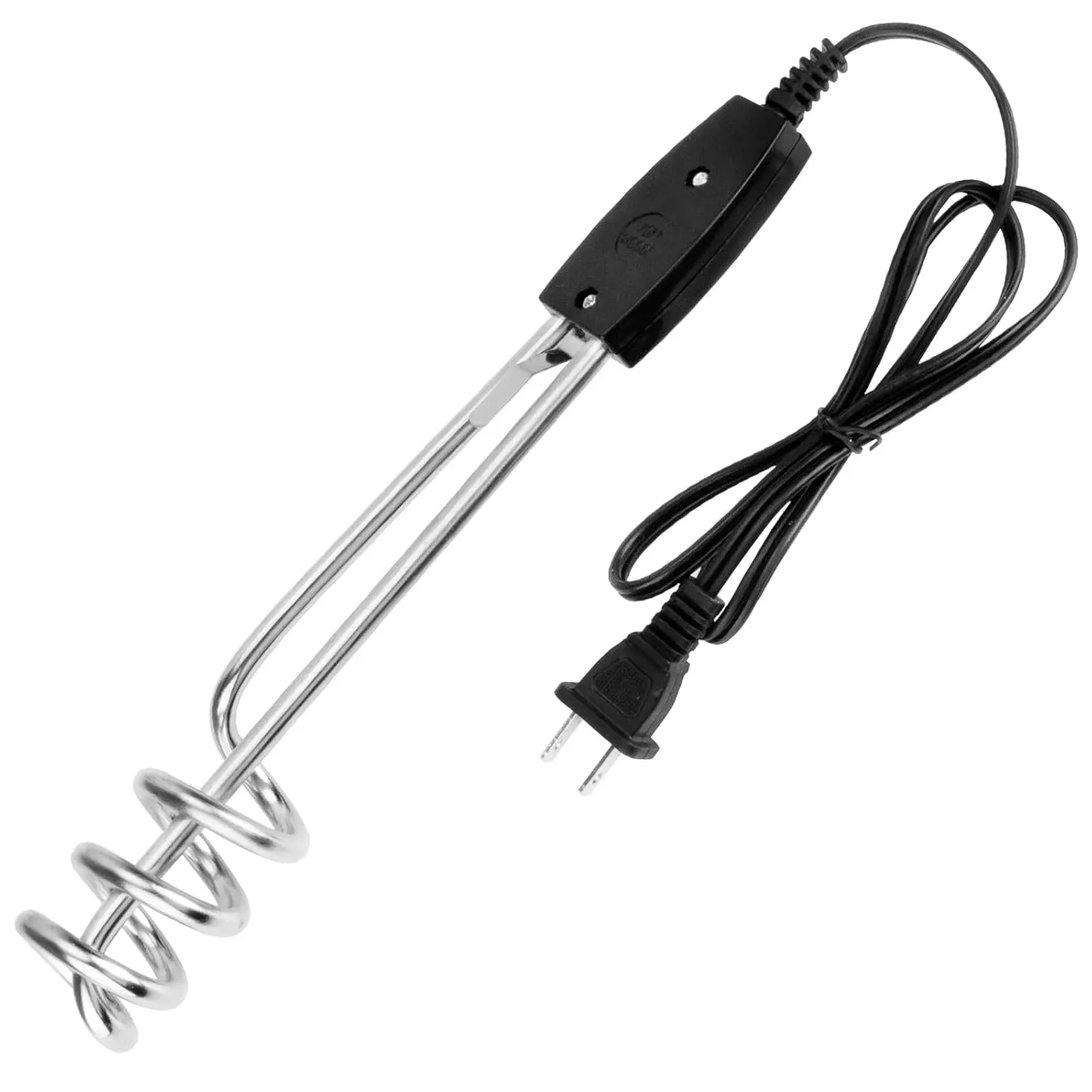 1000W-110V Immersion Water Heater-10in Electric Water Heater, Portable Submersible Immersion Element, Calentador de Agua Electrico Boiler Element Heating Coil for Heating Waters in Jug,Flask or Bucket
