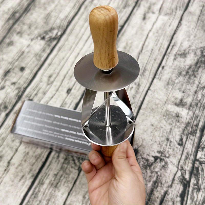 HANYUE Stainless Steel Roller Dough Cutting Tool, Special Croissant Baking Tool