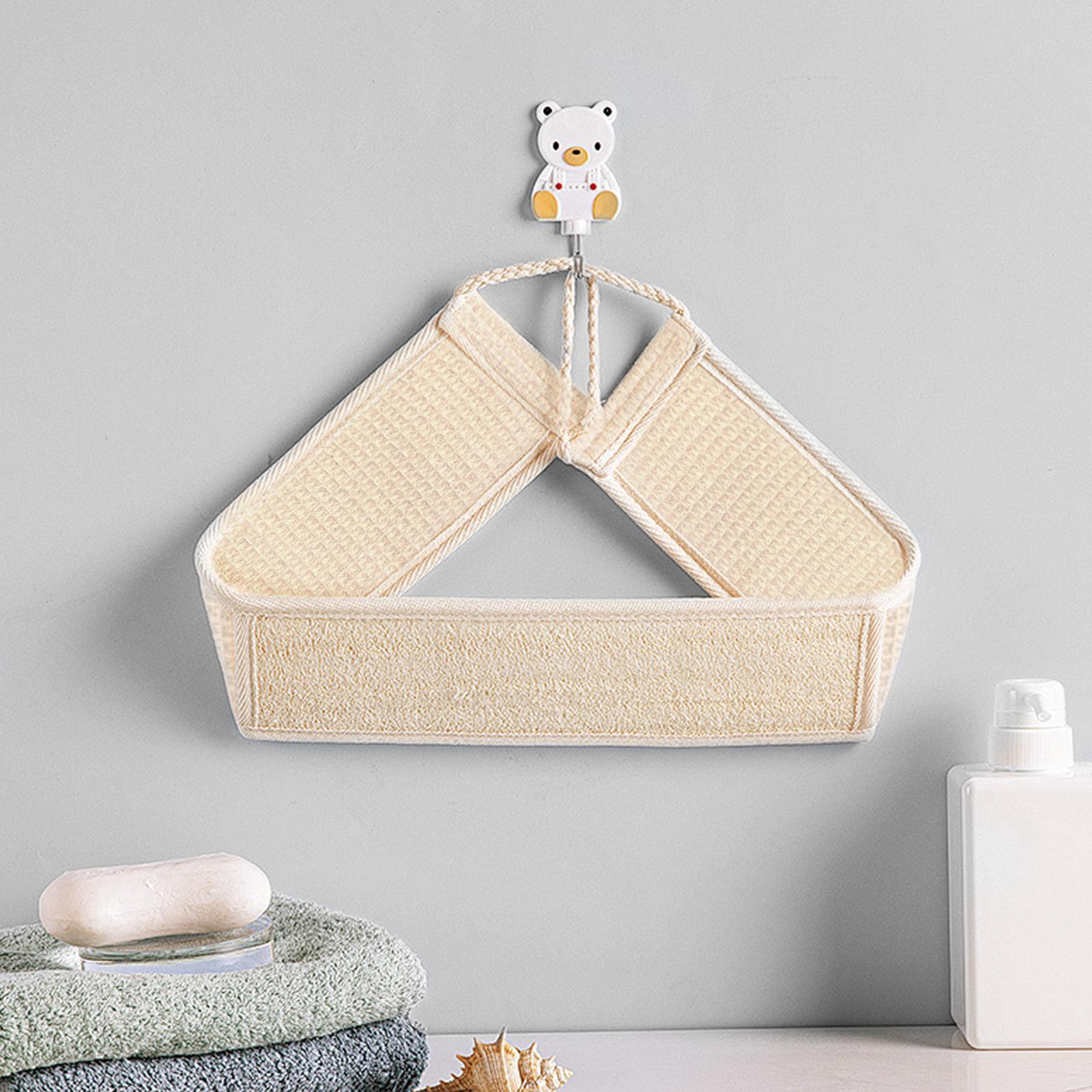 Loofah Back Rub Towel(2 Pack) Made with Natural Eco-Friendly and Biodegradable Loofah  For Women and Men  Exfoliates  Shower  Body scrubber