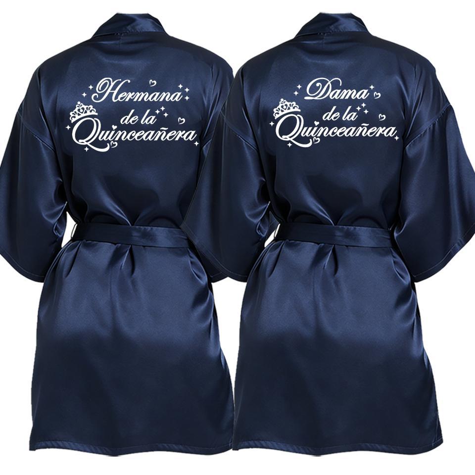 2 Pcs Elegant Quinceañera Celebration Gown Mis Quince Años Robe Girls 15th Anniversary Bathrobe for Birthday Party