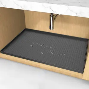 1pcs  Silicone Sink Mat Non‑Slip Heat‑Resistant Multi‑Use Counter & Cabinet Protector or Bathroom Tray
