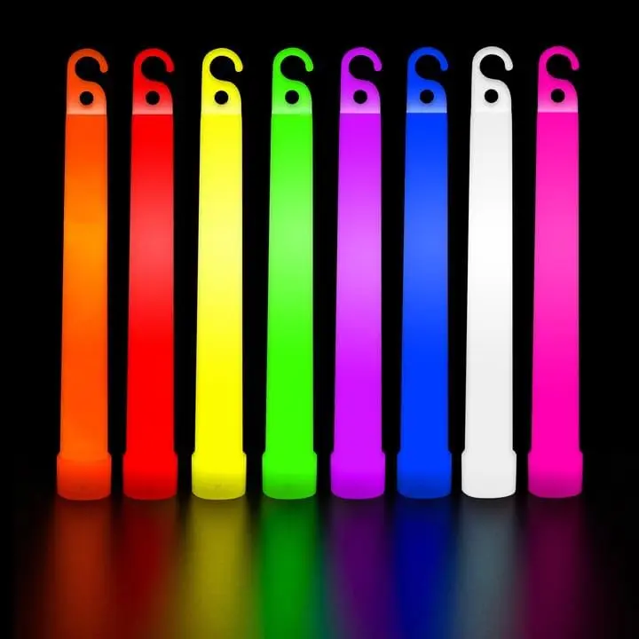 Glow Sticks Party Supplies for  and Adults (25pk ) - 6 Inch Bulk Glow Light Up Sticks Party Favors, Glow in the Dark Party Decorations,   Glow Necklaces