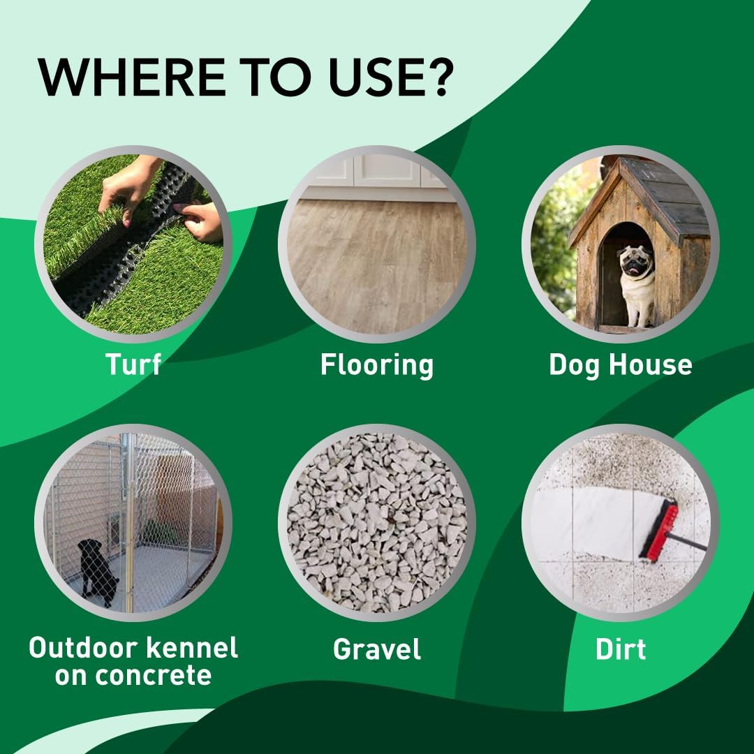 Thornell KOE Kennel Odor Eliminator Concentrate, Odor Eliminator for  Odors,  for Cages, Runs, Floors & More, Pet Odor Eliminator for Home & Kennel w/Safe, Non-Enzymatic Formula, 128 oz