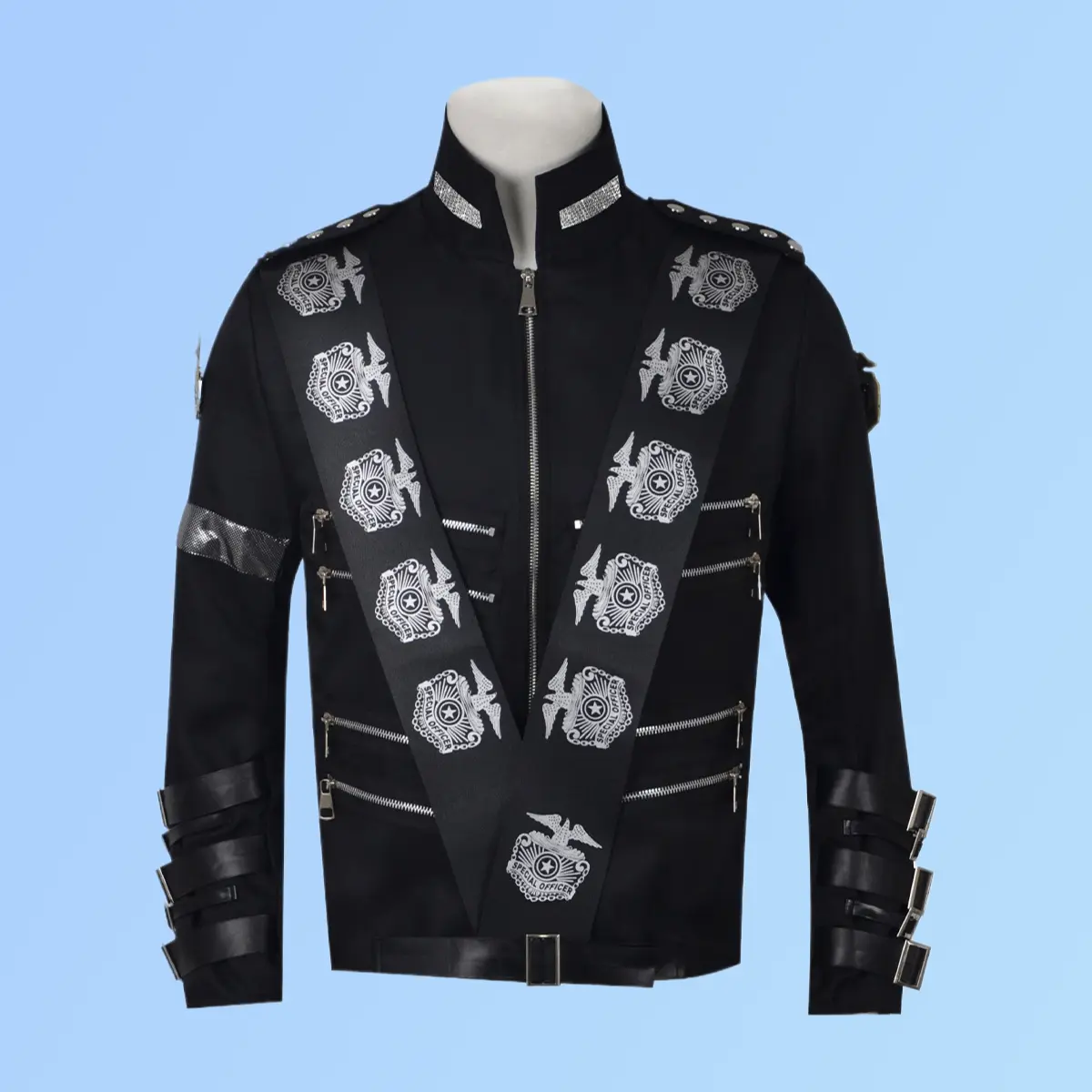 Michael Jackson Jacket Cosplay Costume Halloween Concert Stage Performance Outfit