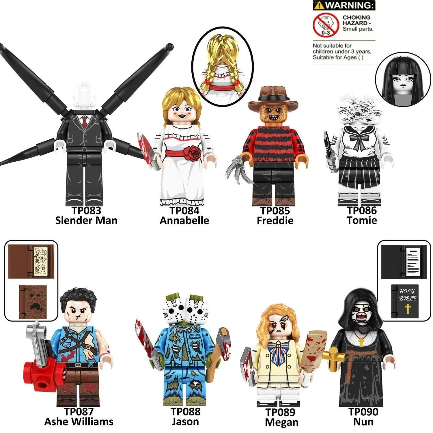 Halloween Building Blocks Figures, Model Building Blocks, Educational Toy for Kids, Creative Playset, Perfect Gift for Children, Fun Learning Experience
