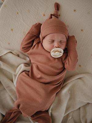 Baby's First Pacifier​ Set| Floral Heart 4-Pack| Made in Denmark| BPA-Free (Blush, 0-6 Months)