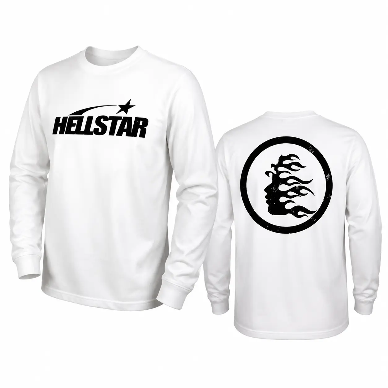 Hellstar Graphic T Shirt for Men, Streetwear Graphic Tee, Flame Skull Inspired Shirt, Dark Aesthetic Clothing, Black Oversized T Shirt, Urban Fashion Top, Hip Hop Style Apparel, Trendy Casual Streetwear Shirt, Edgy Graphic Tee, Cool Gift Shirt for Men