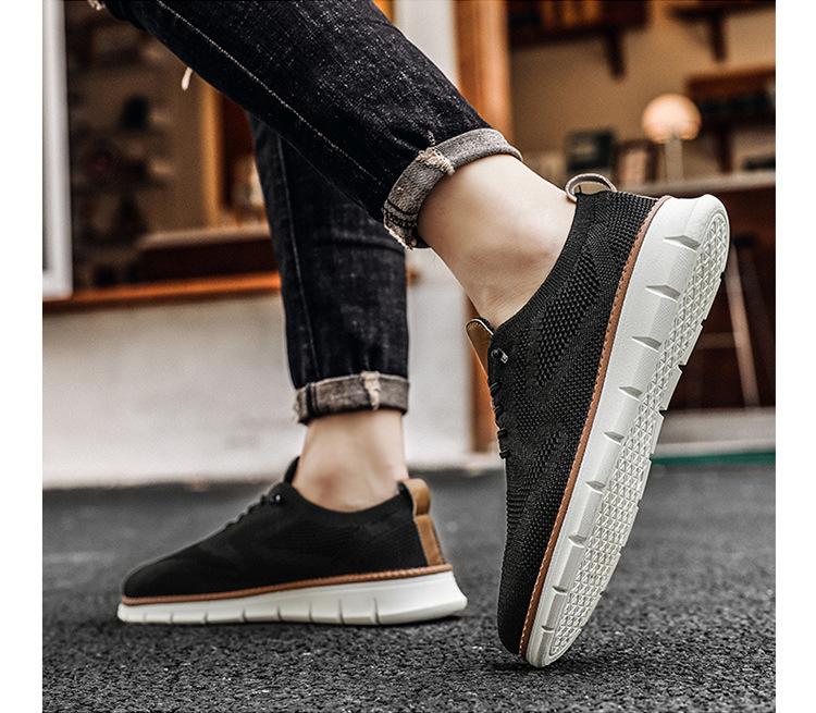 Mesler Men's Mesh Sneakers Oxfords Business Casual Walking Shoes Tennis Comfortable,Sporty Lightweight Breathable Running Shoes For Exercise & Daily Wear Closed Trainer Boy Training Runner Athletic Footwear block Shoes Outdoorfun